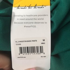 Figs Livingston pant hunter green